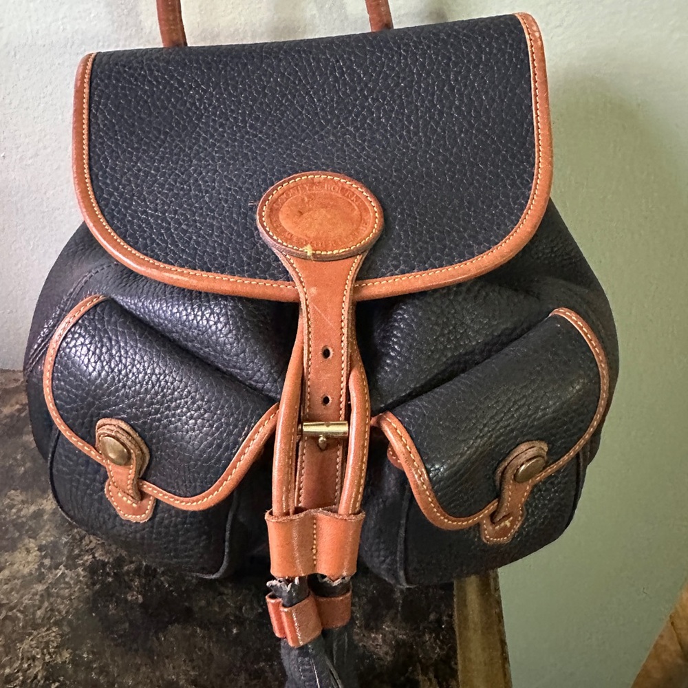 Vintage Dooney & Bourke All Weather Leather Backpack